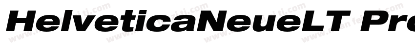 HelveticaNeueLT Pro 97 BlkCn字体转换